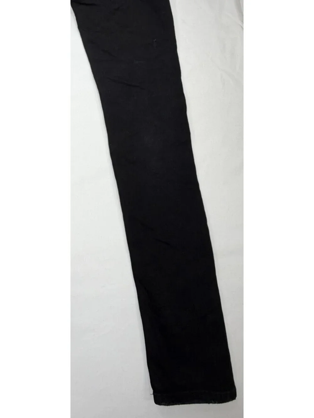 Amiri Men's Jeans Straight Distressed Mid Rise Denim Dark Wash Size 31 Black